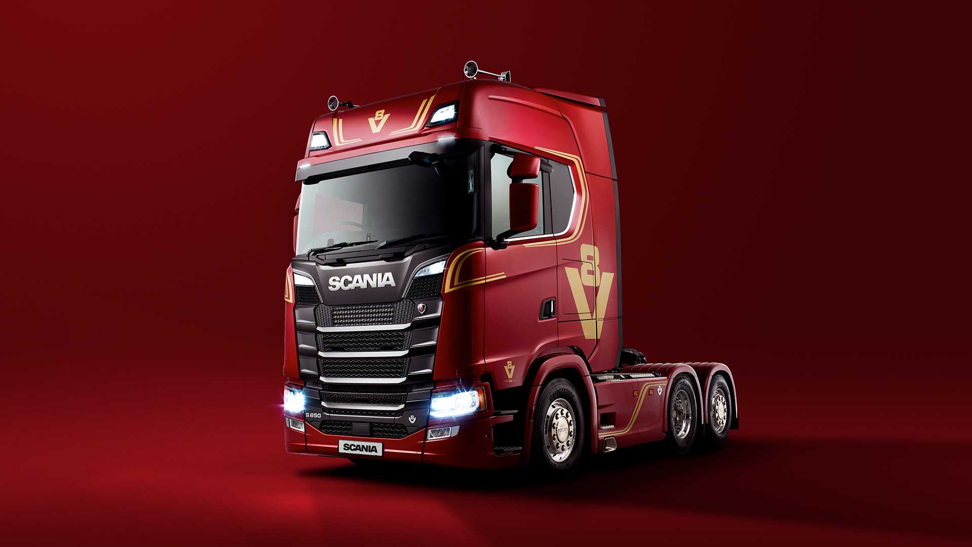 Scania V8 Scania Celebrates V8s Golden Anniversary Cv Driver